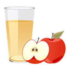 Apple Juice with apples