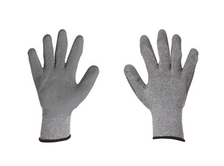 Pair of rubber gloves.