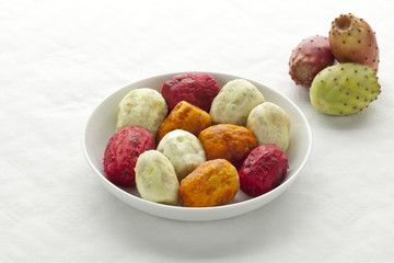 Peeled Prickly Pear Fruit