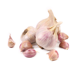 Close up of fresh garlic.