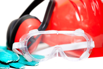 Various working equipment and safety construction gear
