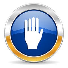 Fototapeta premium stop icon