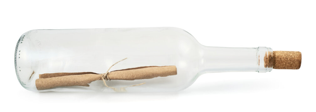 Bottle with a message inside