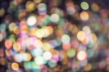 abstract colorful bokeh as background
