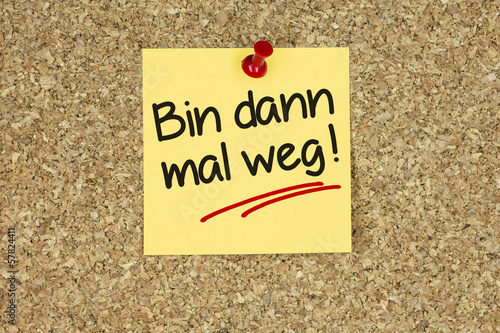 &quot;Bin dann mal weg&quot; Stockfotos und lizenzfreie Bilder auf