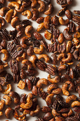 Brown Candied Caramelized Nuts