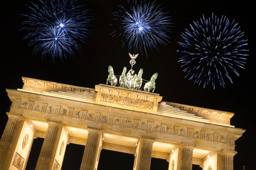 silvester über dem brandenburger tor © sp4764
