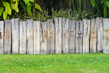 old wooden fence