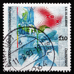 Postage stamp Germany 1999 Expo 2000, Hannover