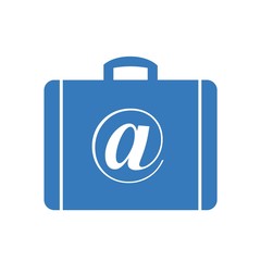 Arobase dans une valise