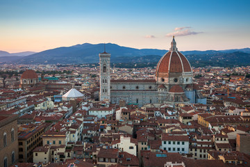 Fototapeta na wymiar Florencja widok na miasto