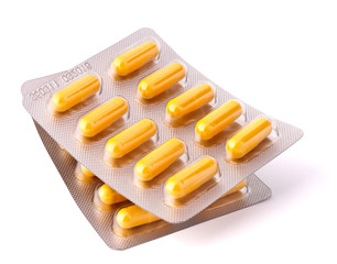 Medicament caplet blister