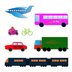 Transportation icons