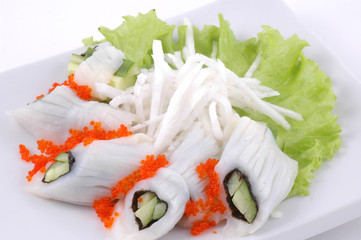 sushi vegetables