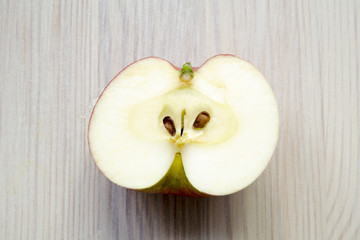 half an apple