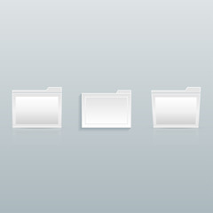 White Folder Icons
