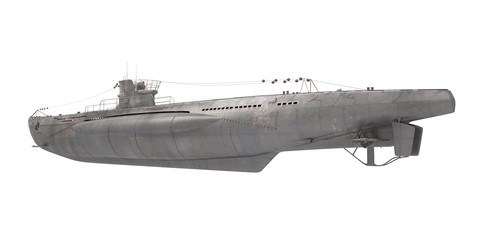 Submarine Isolated © nerthuz