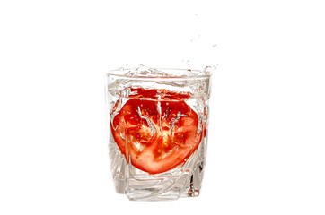 Tomato in a glass