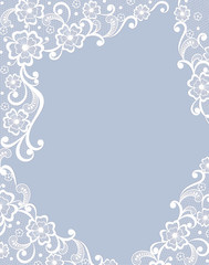 Template frame  design for card.