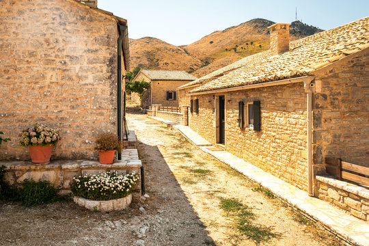 Traditional house from Perithia old village, Corfu