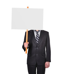 blank signboard