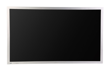 Monitor on white background