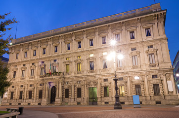 Palazzo Marino in Piazza della Scala,Milan