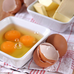 vorbereitung zum backen