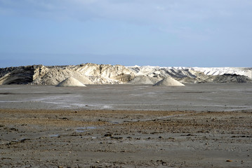 Salt flats in Camargue, France