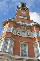 Obraz premium Looking up at Colchester Town Hall