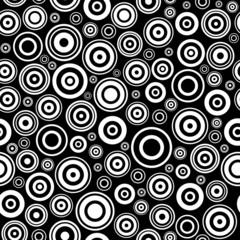 Seamless texture with concentric circles.