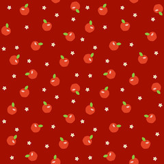 apples and flowers
