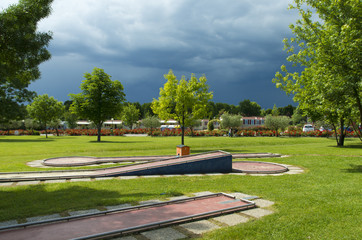 Fototapeta premium mini golf park