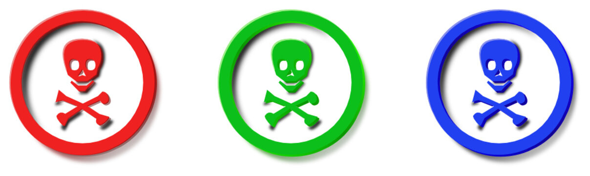 logo pirata rosso verde blu