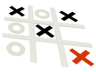Obraz premium Tic-tac-toe