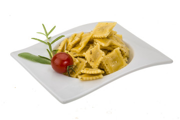 Ravioli with herbs