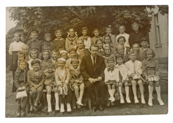 Classmates - circa  1950