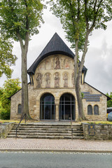 Fototapeta na wymiar Katedra zadaszony taras, Goslar, Niemcy