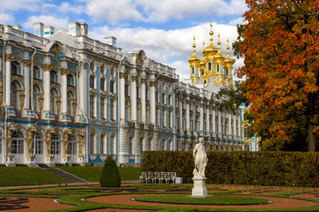 Catherine Palace in Tsarskoye Selo (Pushkin), Russia