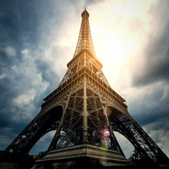 Photo sur Aluminium Tour Eiffel Eiffel tower - Paris / France