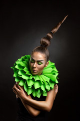 portrait of a fashion woman