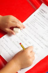 Obraz premium child studying 11
