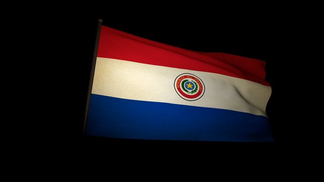 flag paraguay 01
