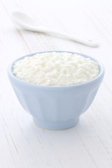 Delicious fresh and healthy cottage cheese