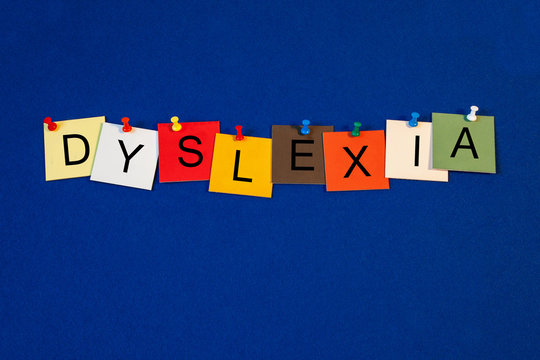 Dyslexia - sign series for medical health care