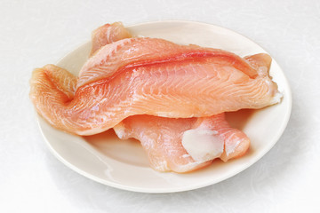 Filleted fish