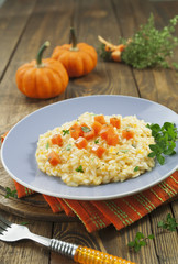 Pumpkin risotto