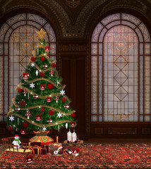 Christmas in an ancient palace