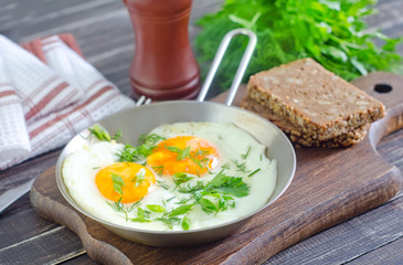 fried eggs
