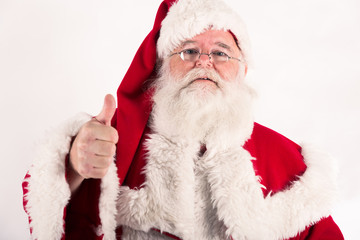 Santa Claus thumb up
